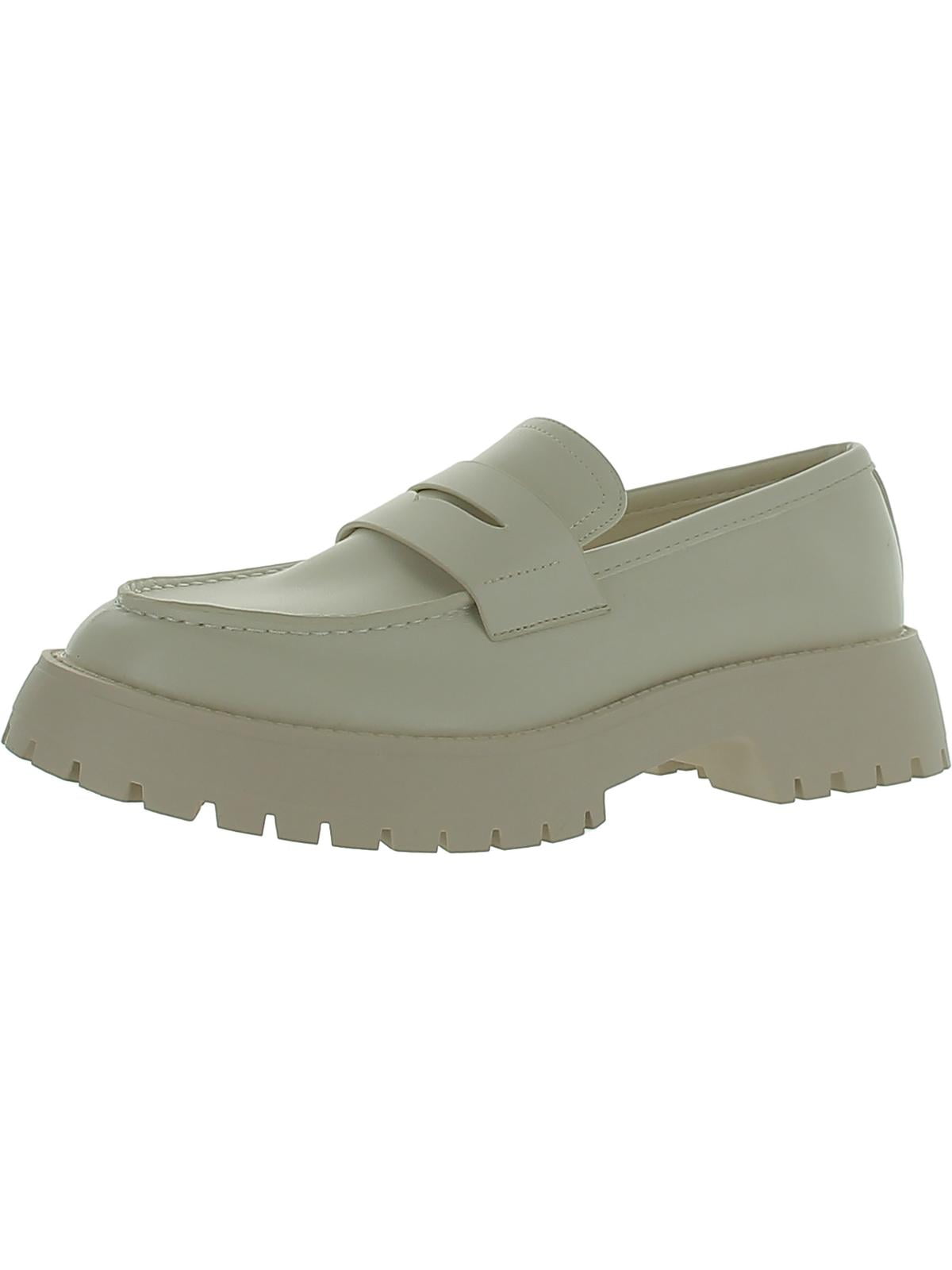 Madden Girl Women’s Kassidy Loafer – Chunky Block Heel, Lug Sole | Fashion Comfort Shoes For Casual Wear