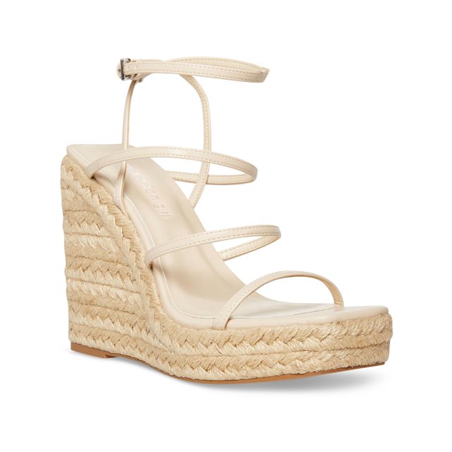 Madden Girl Womens Hillarie Wedge Strappy Espadrilles