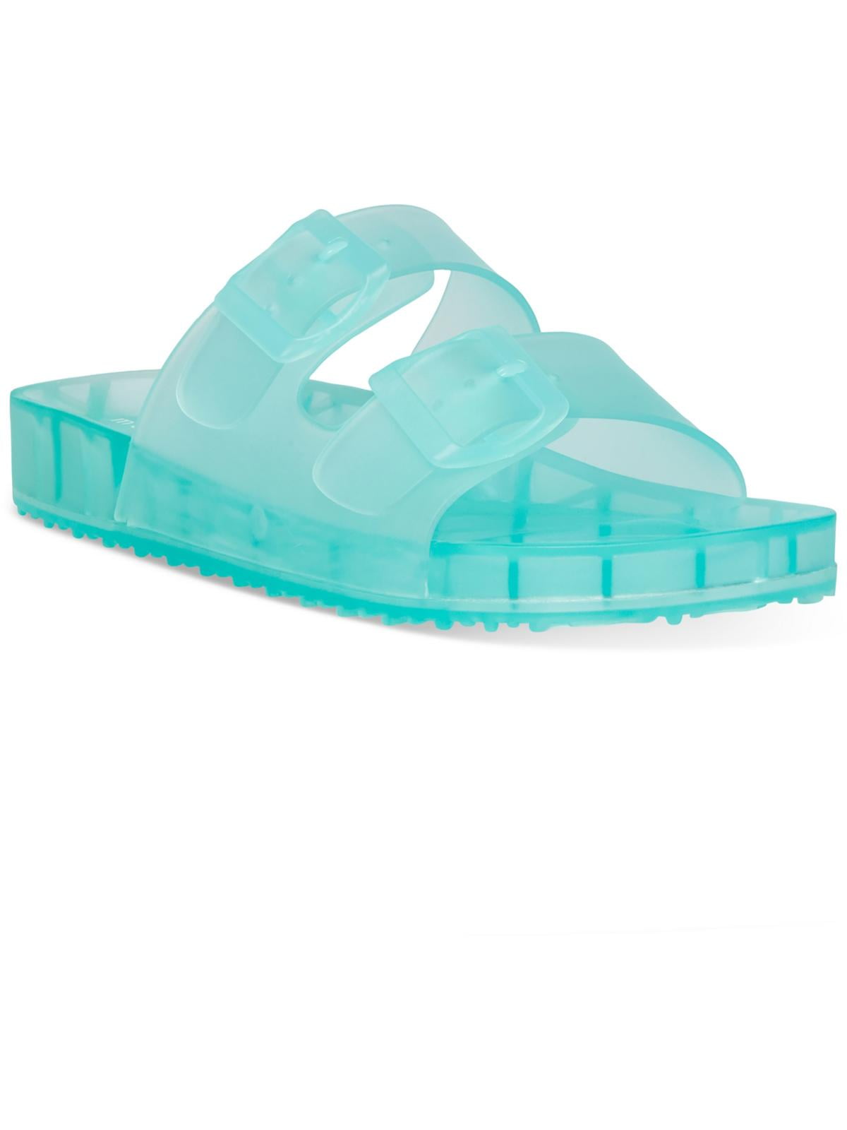 Madden Girl Teddyy Slide Sandal - Embellished Buckle Design With Contoured Footbed