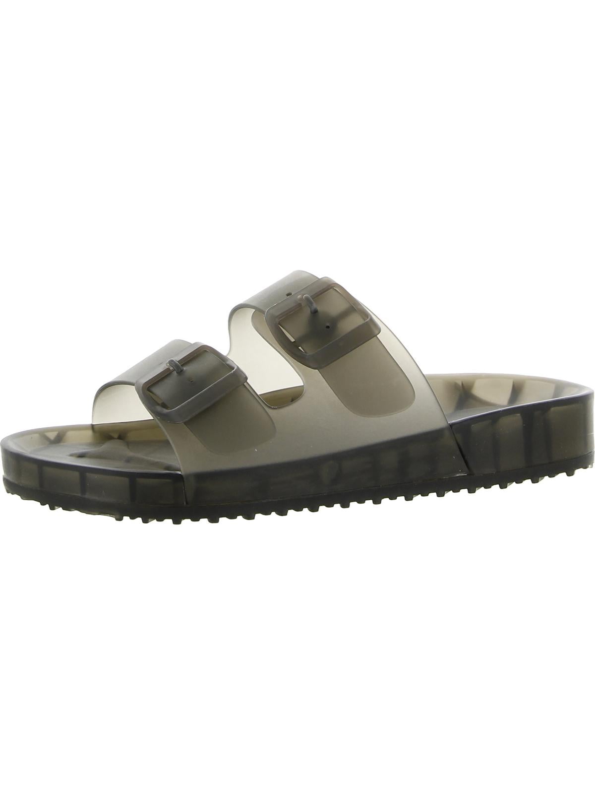 Madden Girl Womens Teddy Footbed Open Toe Jelly Sandals