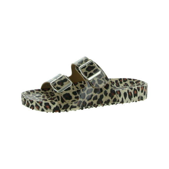 Madden Girl Womens Teddy Tie Dye Slip On Footbed Sandals