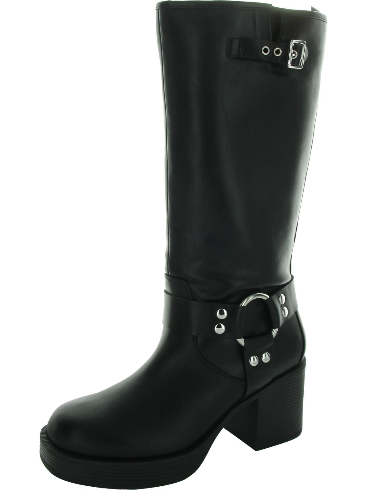 Material Girl Womens Tina Closed Toe Knee High Fashion Boots Yellow Size 5 B(M) main image 1