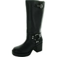 thumbnail image 1 of Madden Girl Womens Touring Tall Faux Leather Knee-High Boots, 1 of 5