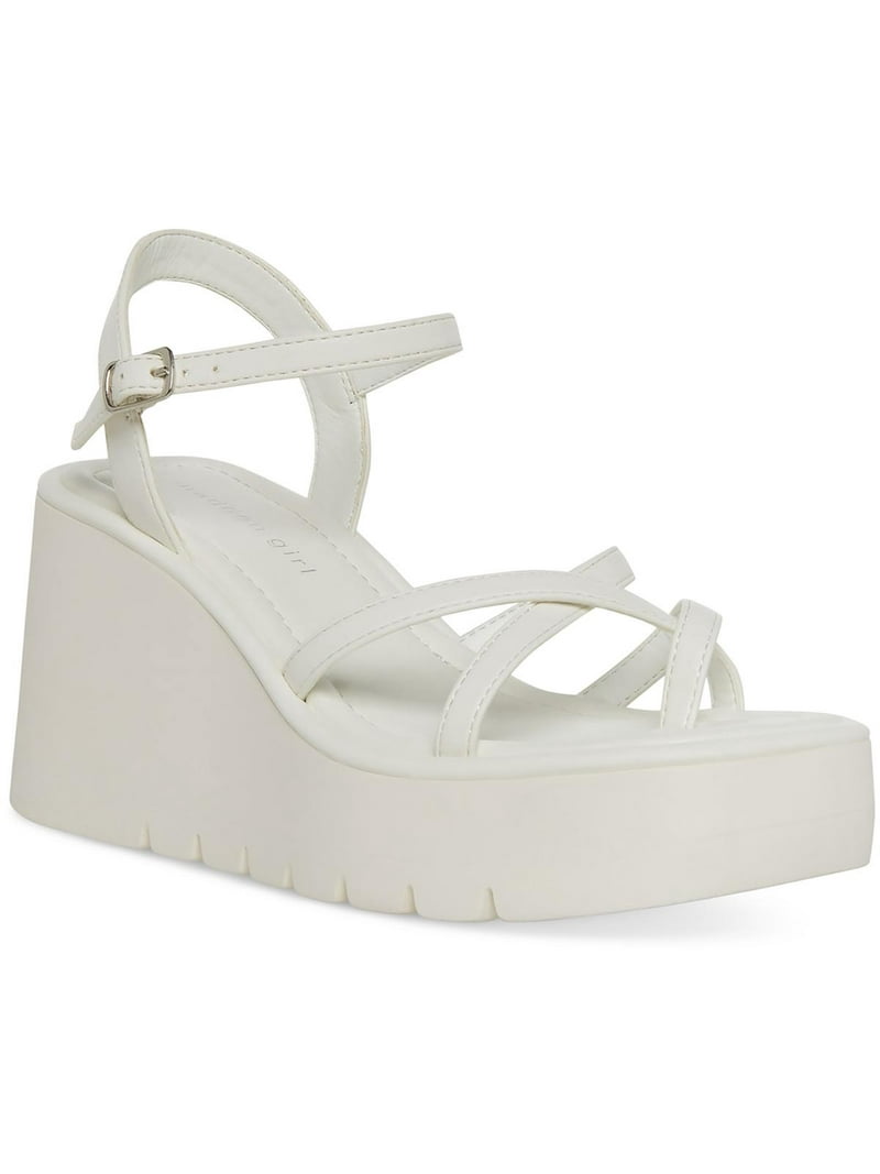 Madden Girl Womens Vaultt Faux Leather Slingback Platform Madden Girl Womens Vaultt Faux Leather Slingback Platform