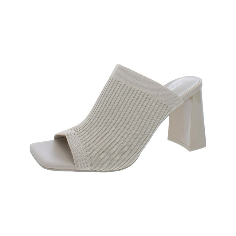 Madden Girl Womens Wendi Faux Leather Square Toe Mules Walmart