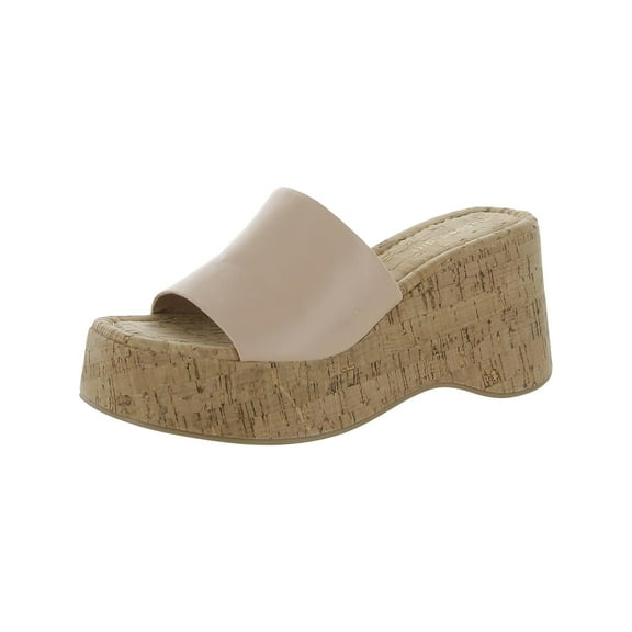Madden Girl Womens ZAHARRA Square Toe Wedge Wedge Sandals