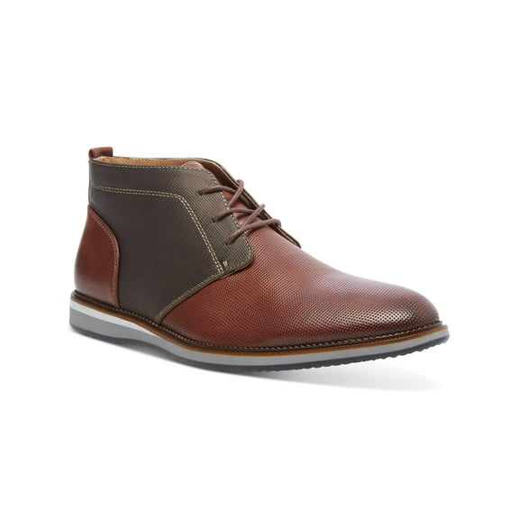 Madden Mens M-Hinton Leather Almond Toe Chukka Boots