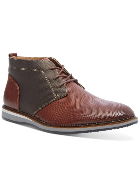 Mens M-Hinton Leather Almond Toe Chukka Boots