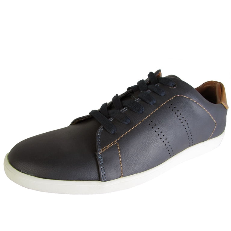 INC Mens Navy Padded Damon Round Toe Lace-Up Sneakers Shoes  display picture 3