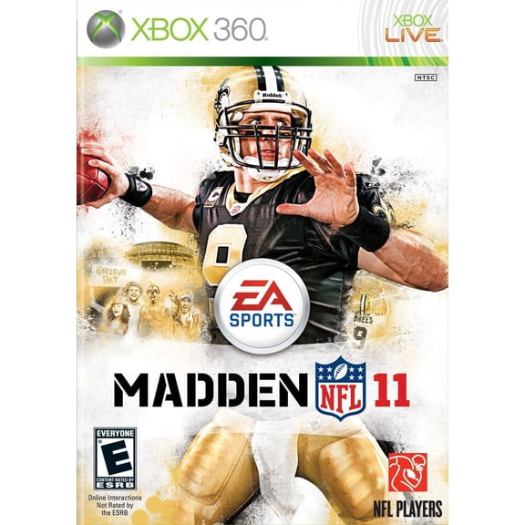 Pre-Owned Madden NFL 11, by Electronic Arts, Xbox 360 Physical Sports Game, 4 Offline Players