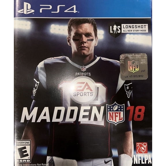 Restored Madden NFL 18, by Electronic Arts, Physical, PlayStation 4, Sports Game, Physical, 4 Offline Players