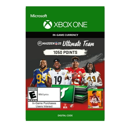 Madden NFL 20 Ultimate Team 1050 Madden Points - Xbox One [Digital]
