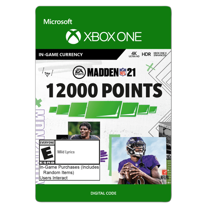 Madden NFL 21: 12000 Madden Points - Xbox One [Digital] 