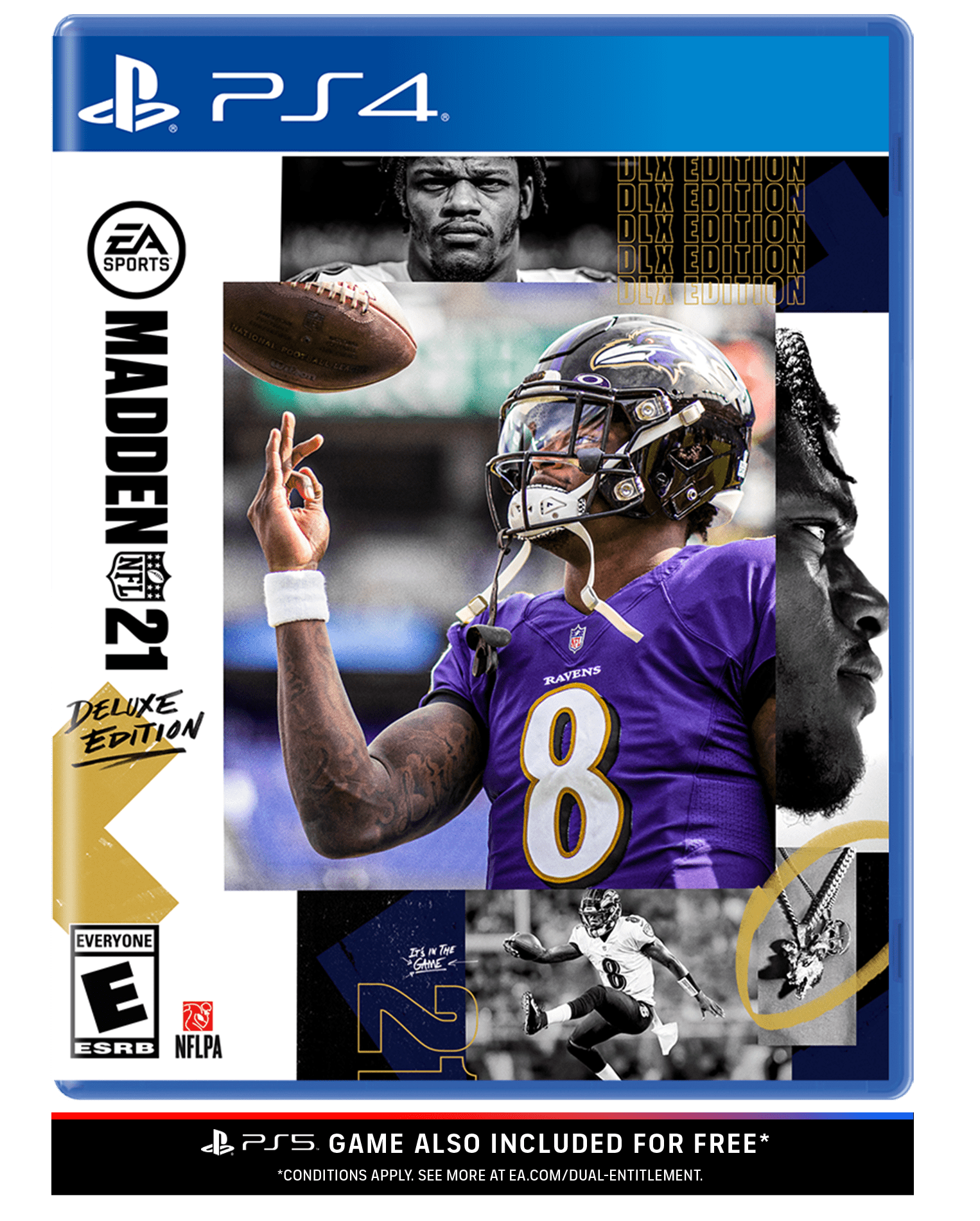 Madden NFL 21: Deluxe Edition, Electronic Arts, PlayStation 4, PlayStation  5, 014633378092 