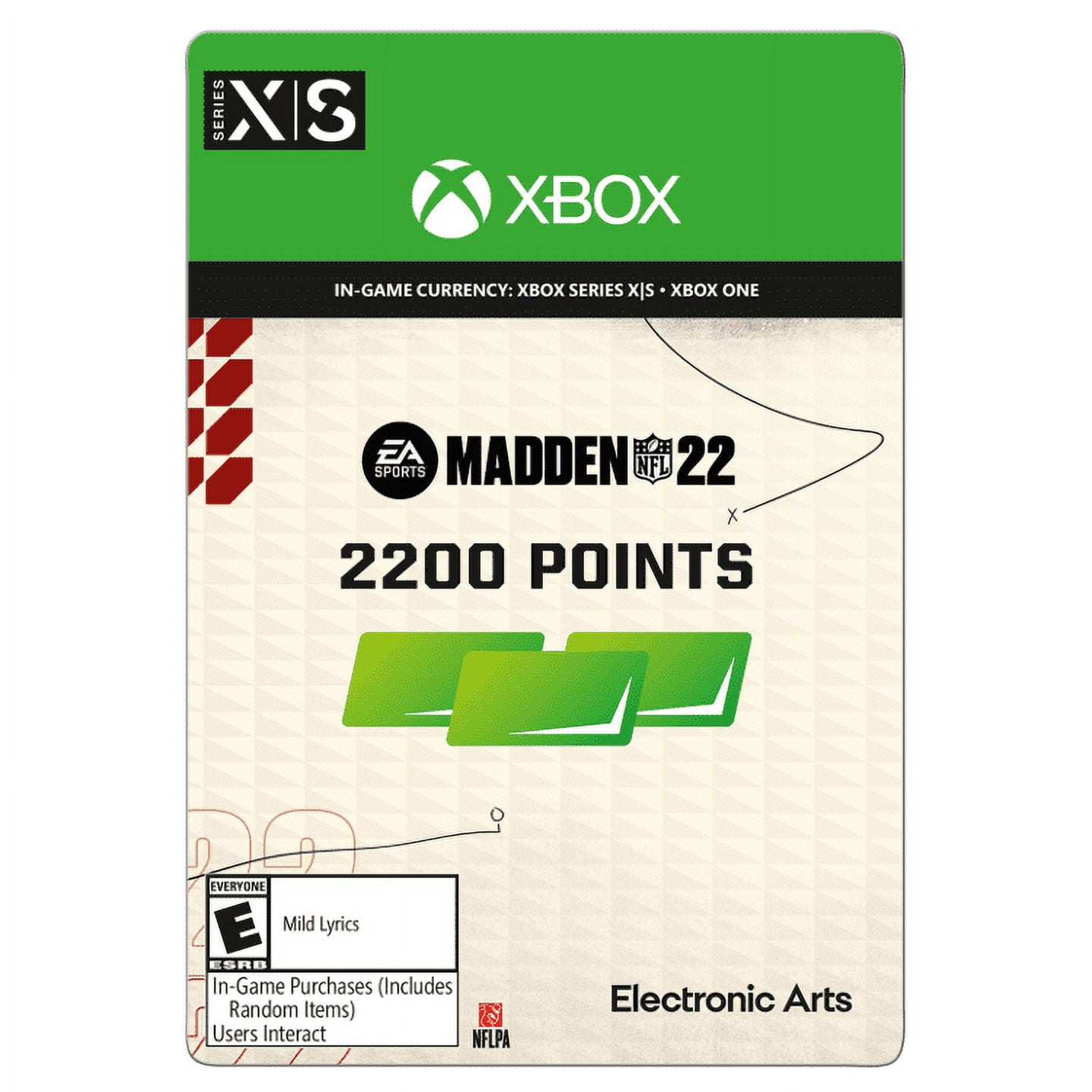 Madden NFL 22: 2200 Madden Points - Xbox [Digital]