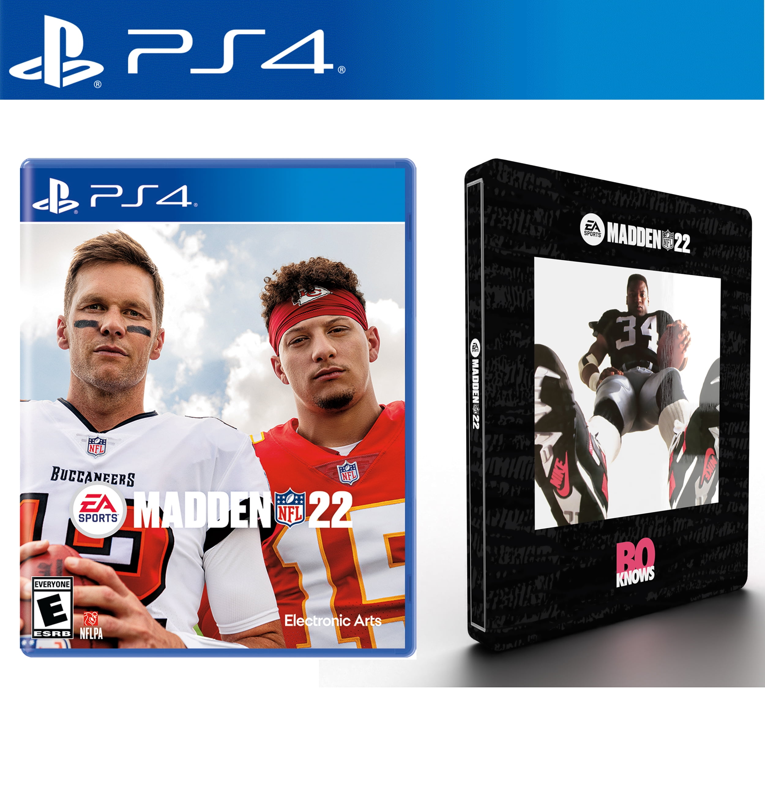 Madden NFL 22 - PlayStation 4 + Exclusive Bo Knows Steelbook 