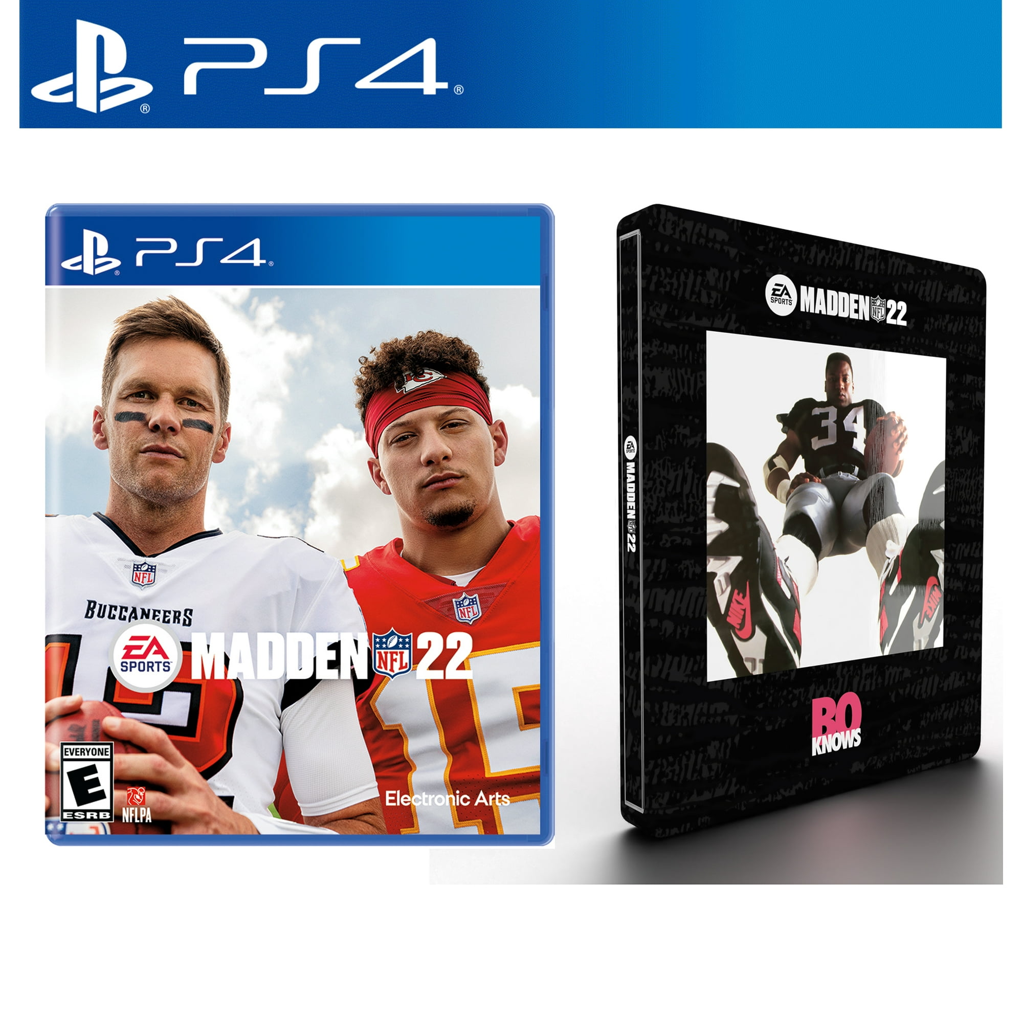 Madden NFL 22 - PlayStation 4 + Exclusive Bo Knows Steelbook 