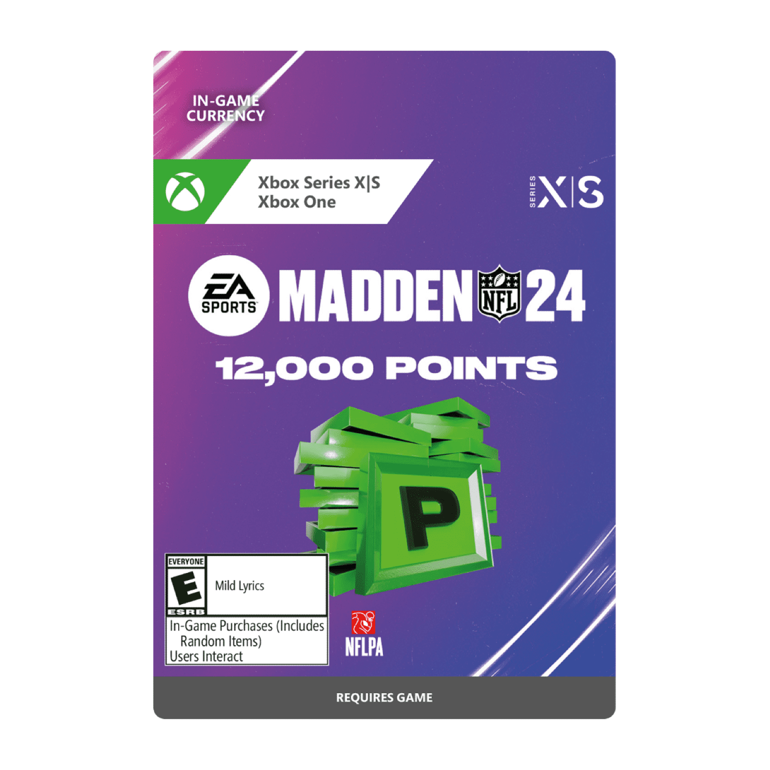 Madden NFL 24: 12000 Madden Points - Xbox One, Xbox Series X|S [Digital]