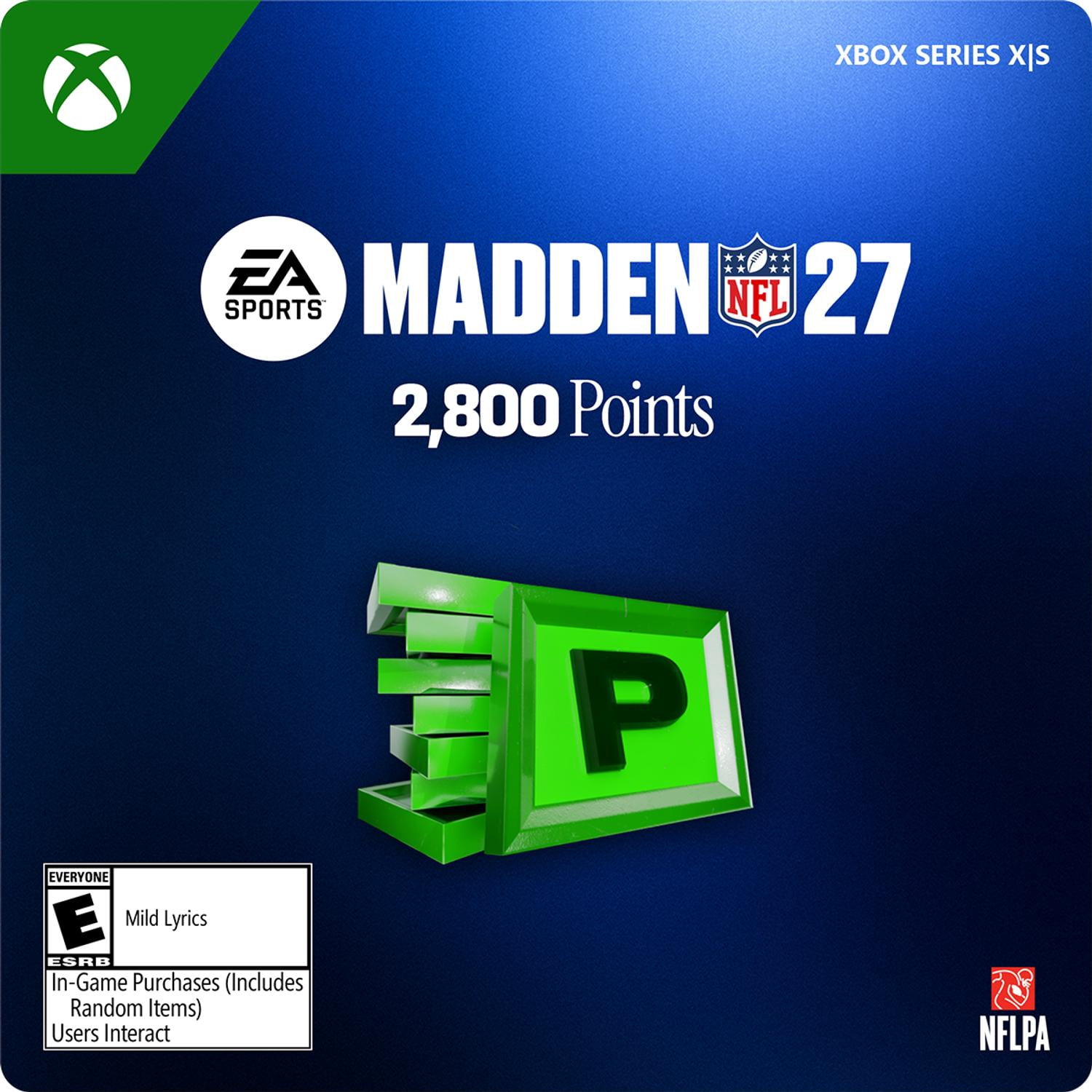 Madden NFL 27: 2800 Madden Points - XBOX Series X|S [Digital]