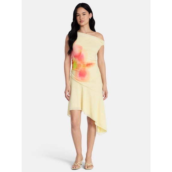 Madden NYC Women’s Asymmetrical Midi Dress, Sizes XXS-XXL