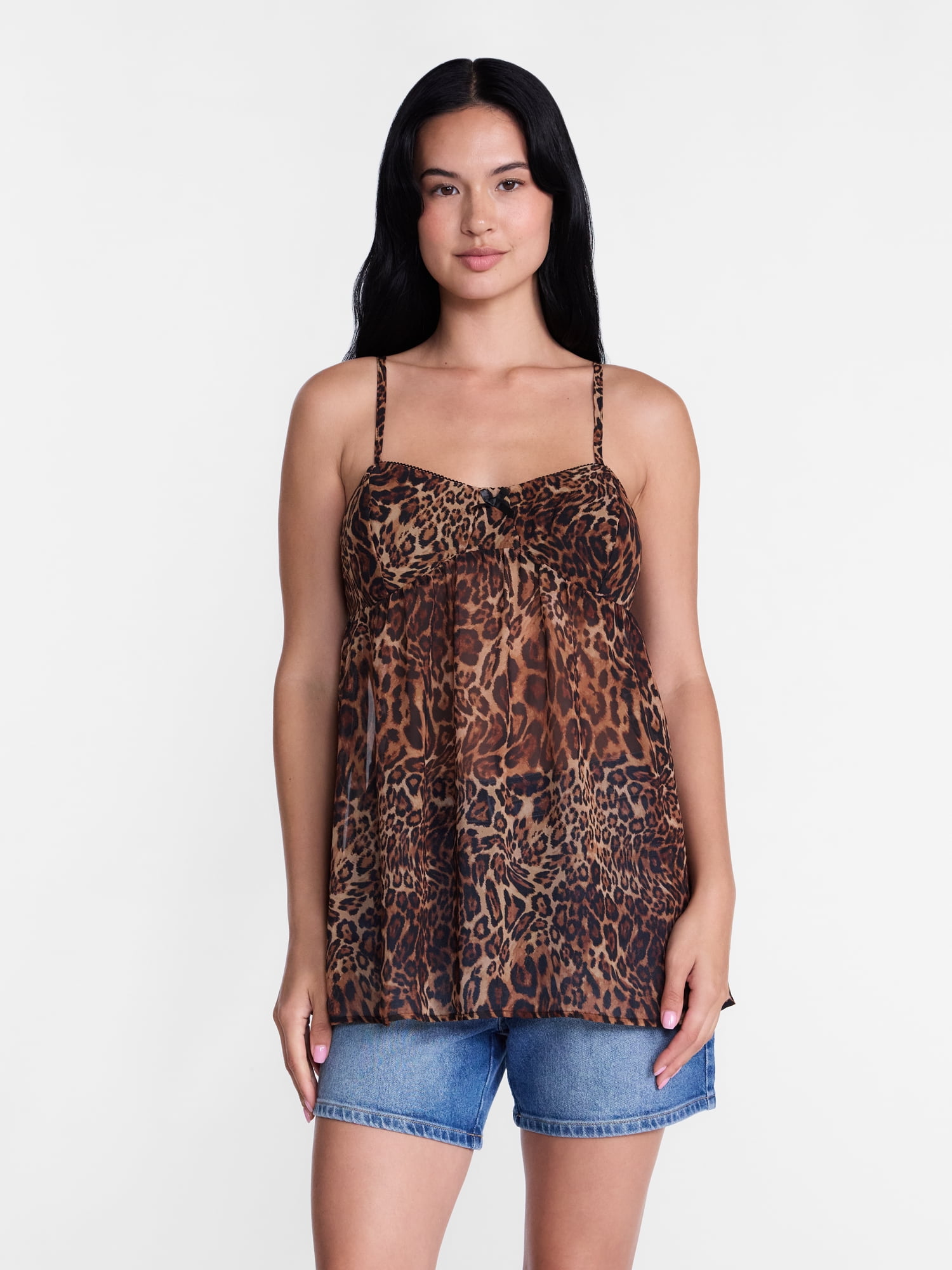 Women’s Babydoll Tank Top, Sizes XXS-XXL