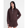 thumbnail image 1 of Madden NYC Women's Cotton Twill Bomber Jacket, Sizes XXS-XXL, 1 of 6
