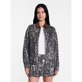 thumbnail image 1 of Madden NYC Women's Cotton Twill Bomber Jacket, Sizes XXS-XXL, 1 of 7