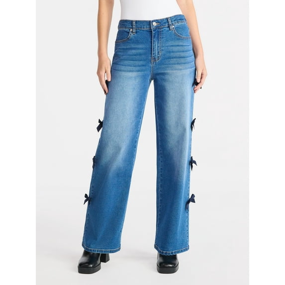 Madden NYC Women's Bow Jeans