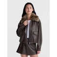 thumbnail image 1 of Madden NYC Women's Faux Fur Bubble Jacket, Sizes XXS-XXL, 1 of 6