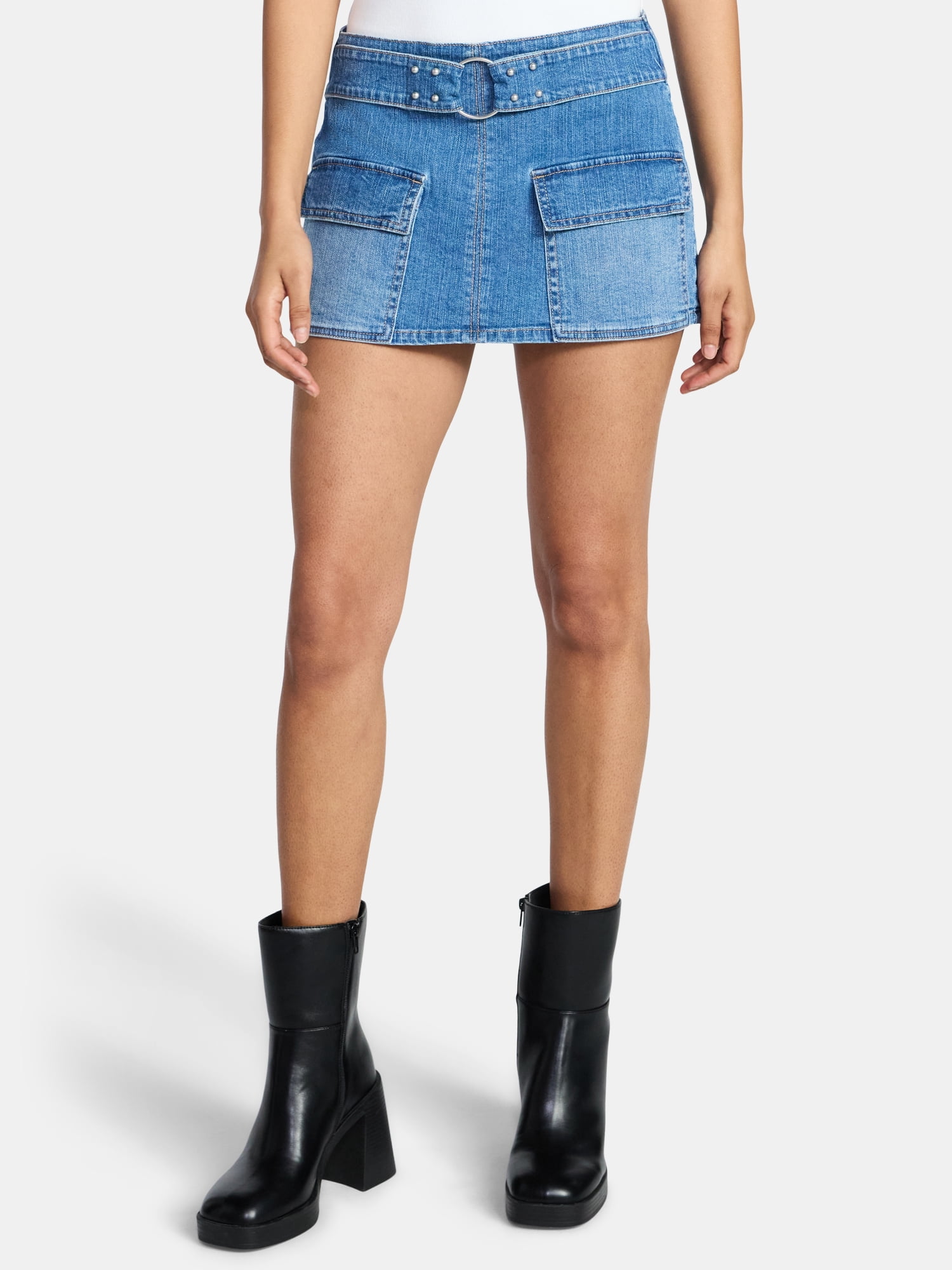 Madden NYC Women's Buckle Skort, Sizes XXS-XXL
