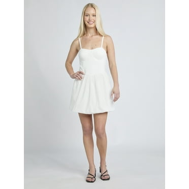 Madden NYC Corset Bubble Mini Dress, Womens