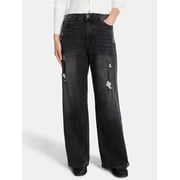 Madden NYC Women’s Distressed Jeans, 31'' Inseam, Sizes XXS-XXL