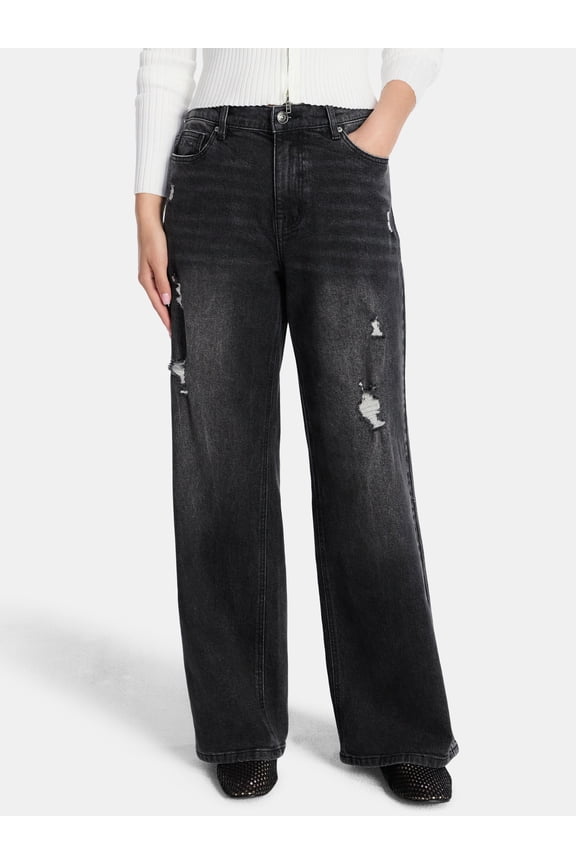 Women’s Distressed Jeans, 31'' Inseam, Sizes XXS-XXL