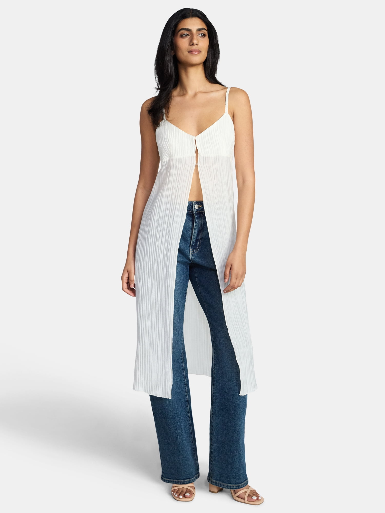Madden NYC Women's Flyaway Maxi Tank Top, Sizes XXS-XXL