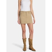 Women's Fray Mini Skirt, Sizes XXS-XXL