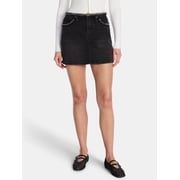 Women's Fray Mini Skirt, Sizes XXS-XXL