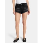 Women’s Frayed Denim Shorts, Sizes 00-18