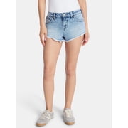 Women’s Frayed Denim Shorts, Sizes 00-18