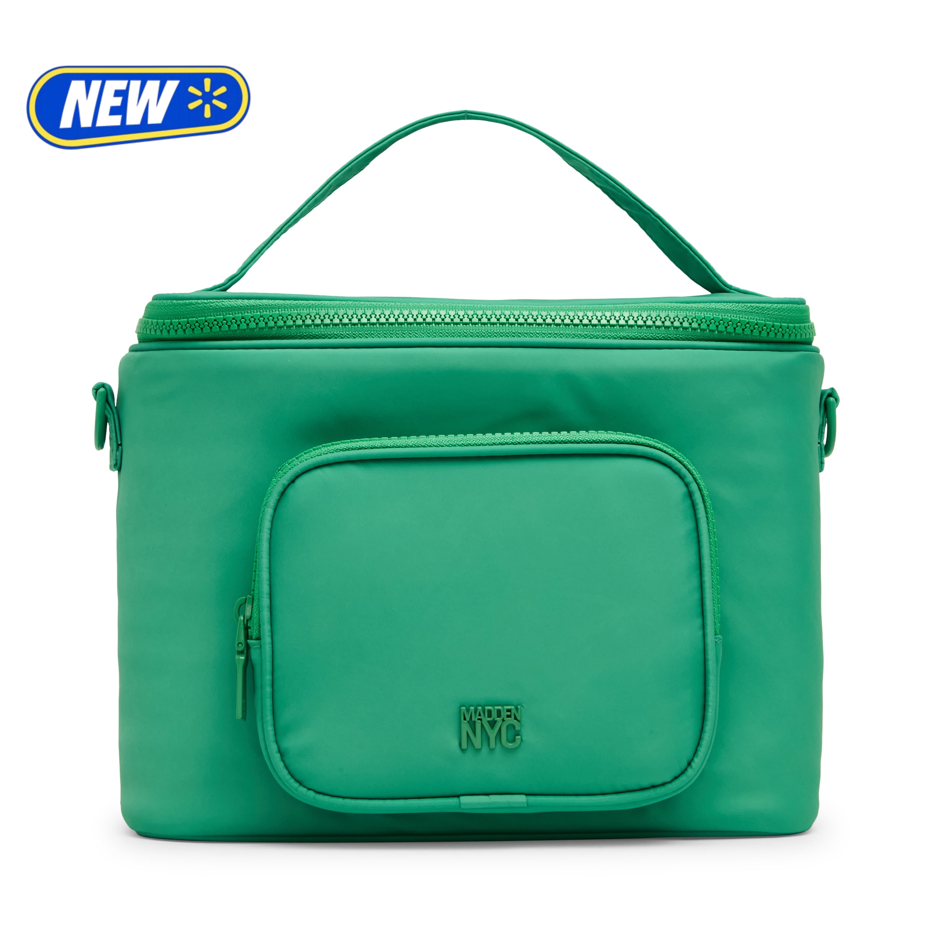 Madden NYC Women's Front Pocket Lunchbox, Green - Portable Food Storage for Work & Travel