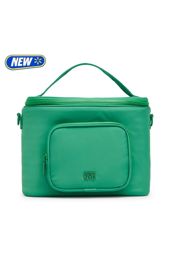 Women's Front Pocket Lunchbox, Green - Portable Food Storage for Work & Travel
