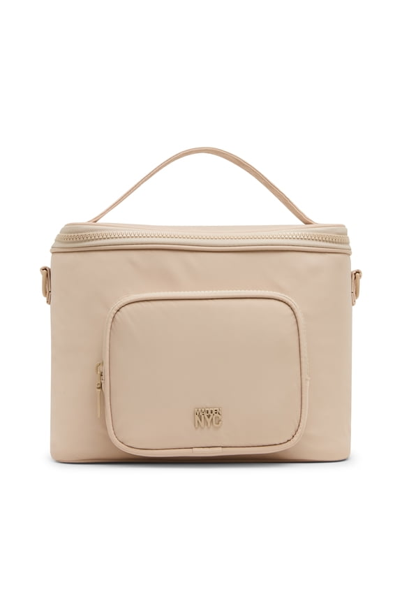 Women's Front Pocket Lunchbox, Khaki, Made for Portable Food Storage for Workday Meals and Travel