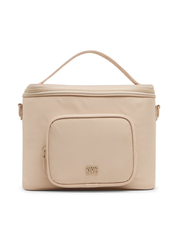Women's Front Pocket Lunchbox, Khaki, Made for Portable Food Storage for Workday Meals and Travel