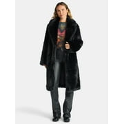 MADDEN NYC Women's Oversized Faux Fur Coat, Sizes XS-XXXL