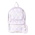 thumbnail image 1 of Madden NYC Girls Modular Zipper Backpack Argyle, 1 of 5