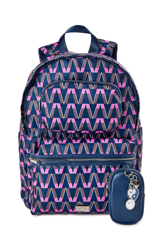 Girls Modular Zipper Backpack Mod Chevron
