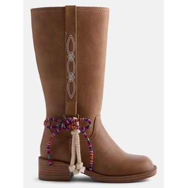 Square Boot Design DREAM PAIRS Kids' Cowboy Boots Boys' Girls' Western Boots Mid-Calf ...