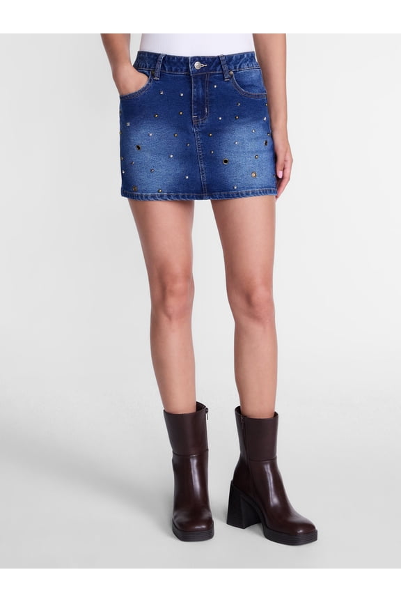 Women’s Grommet Mini Skort, Sizes XXS-XXL