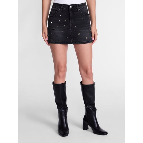Madden NYC Women’s Grommet Mini Skort, Sizes XXS-XXL