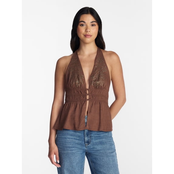 Madden NYC Women's Halter Top, Sizes XXS-XXL