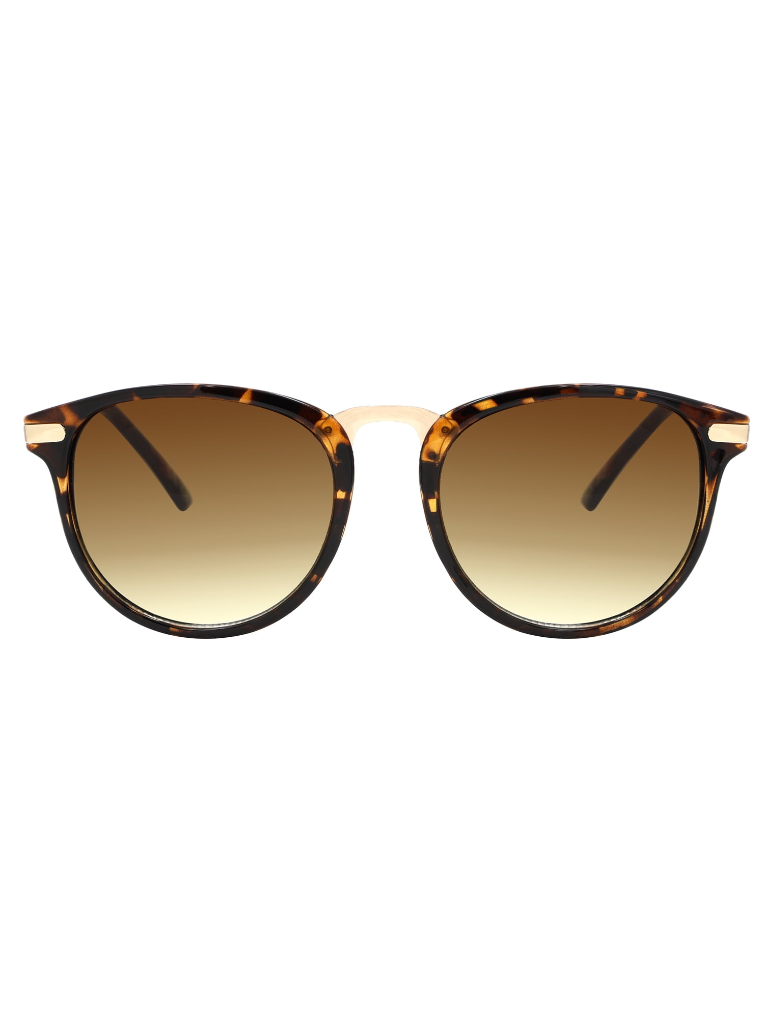 Madden NYC Hot Tamale Platic Metal Tortoise Round Sunglasses  display picture 2